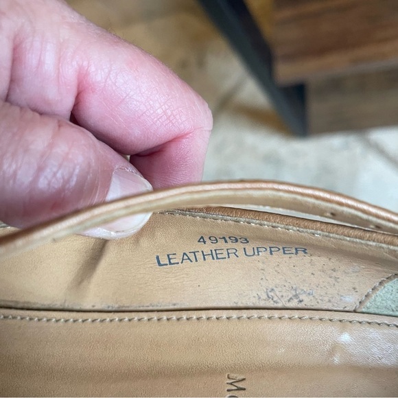 J. Crew GREER Tan Leather Platform Pumps Buckle - Picture 7 of 10